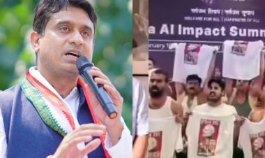 यूथ कांग्रेस अध्यक्ष उदय भानु चिब गिरफ्तार: AI समिट में शर्टलेस प्रोटेस्ट का 'मास्टरमाइंड' बताया, 4 दिन की पुलिस रिमांड