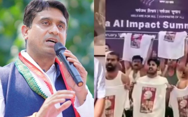 यूथ कांग्रेस अध्यक्ष उदय भानु चिब गिरफ्तार: AI समिट में शर्टलेस प्रोटेस्ट का 'मास्टरमाइंड' बताया, 4 दिन की पुलिस रिमांड