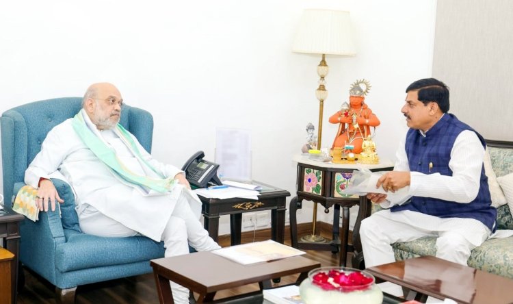 दिल्ली में केंद्रीय गृह मंत्री से मिले सीएम डॉ. मोहन यादव, बजट और संगठनात्मक मुद्दों पर हुई अहम चर्चा