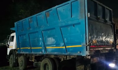 रीवा में अवैध खनिज परिवहन पर कार्रवाई, 3 हाईवा वाहन जब्त