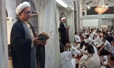 भोपाल में ईद का जश्न, इमामबाड़ा में इजरायल-अमेरिका मुर्दाबाद के नारे