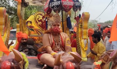 जवा में रामनवमी पर दुअरा नाथ उत्सव समिति के द्वारा निकली गई भव्य श्रीराम शोभायात्रा, श्रद्धालुओं में दिखा उत्साह