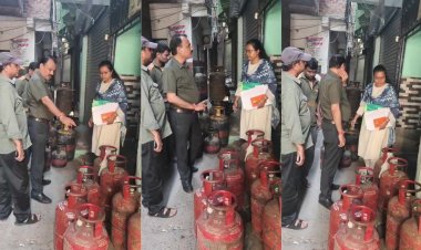 भोपाल में अवैध गैस सिलेंडर कारोबार पर बड़ी कार्रवाई, खाद्य विभाग ने जब्त किए भारी मात्रा में सिलेंडर