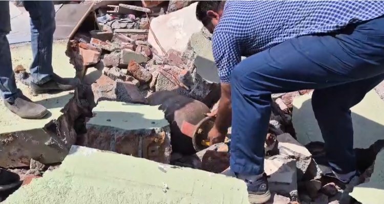 आगर मालवा में गैस गीजर ब्लास्ट: मकान का हिस्सा क्षतिग्रस्त, बाल-बाल बचा परिवार