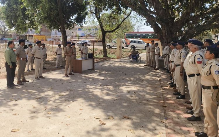 होली पर मऊगंज में सुरक्षा के कड़े इंतजाम, ड्रोन कैमरे से निगरानी