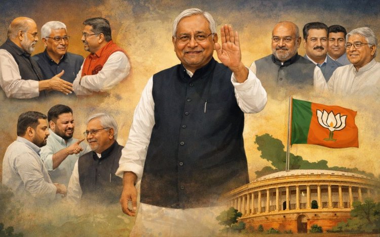 कैसे अमित शाह, ललन सिंह और संजय झा ने 7 दिनों में नीतीश को मनाया