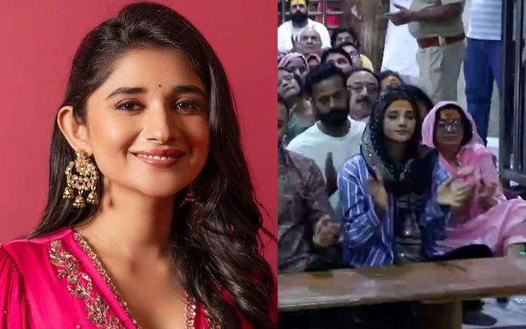 एक्ट्रेस कनिका मान पहुंचीं महाकालेश्वर मंदिर, भस्म आरती में लिया हिस्सा