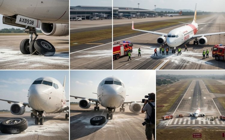 थाईलैंड में एयर इंडिया एक्सप्रेस की फ्लाइट की हार्ड लैंडिंग, नोज गियर टूटा