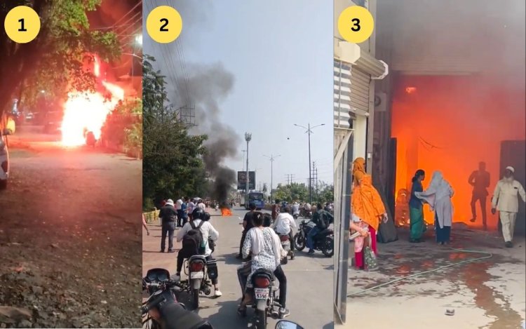 इंदौर में अग्निकांड के नाम रहा आज का दिन: EV हादसे के अलावा पेस्ट कंट्रोल फैक्ट्री में लगी आग, भंवरकुआं में एक्टिवा जलकर खाक
