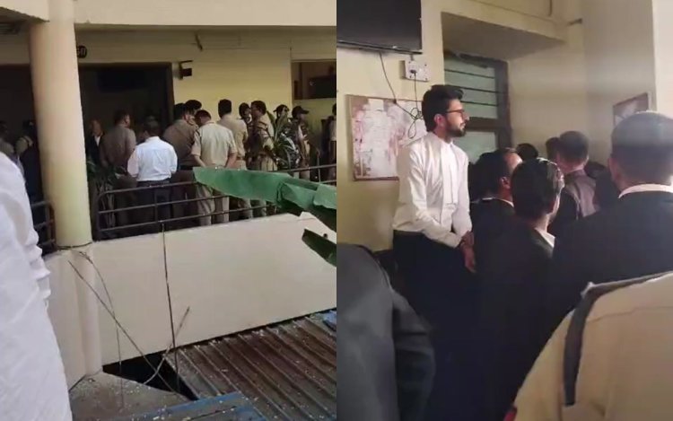 भोपाल जिला कोर्ट में पूर्व सांसद के बेटे पर हमला, जज के सामने हुई मारपीट