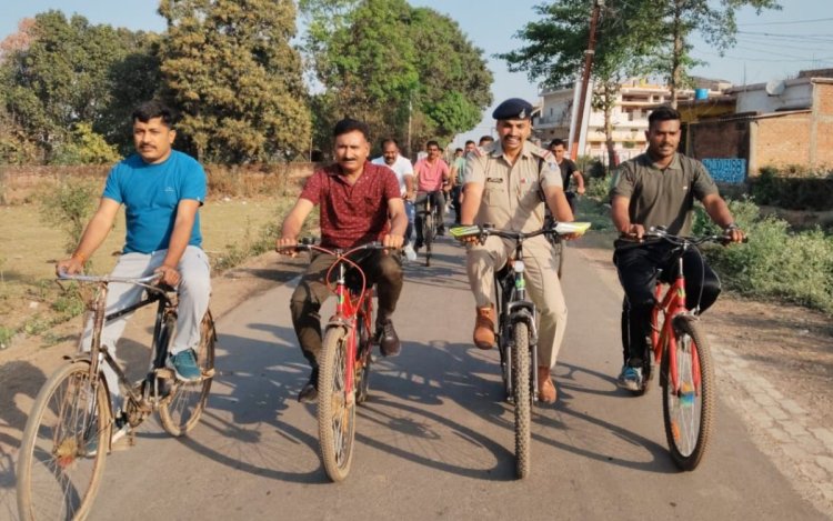 सरदार वल्लभभाई पटेल की 150वीं जयंती पर रीवा और मऊगंज में निकली भव्य साइकिल रैली