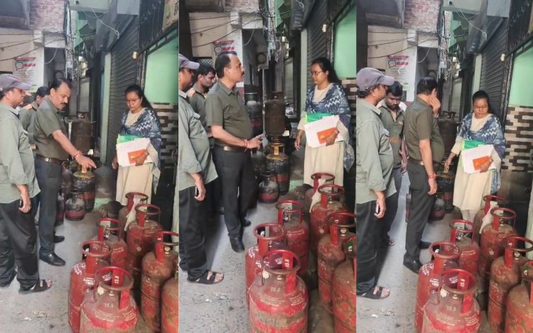 भोपाल में अवैध गैस सिलेंडर कारोबार पर बड़ी कार्रवाई, खाद्य विभाग ने जब्त किए भारी मात्रा में सिलेंडर