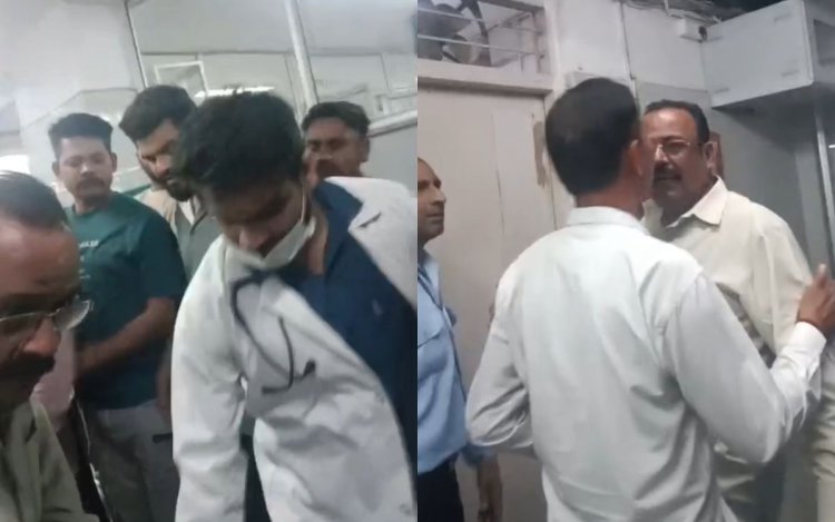 रीवा में देर रात अस्पताल में हंगामा, डॉक्टरों से गाली-गलौज, इलाज को लेकर विवाद