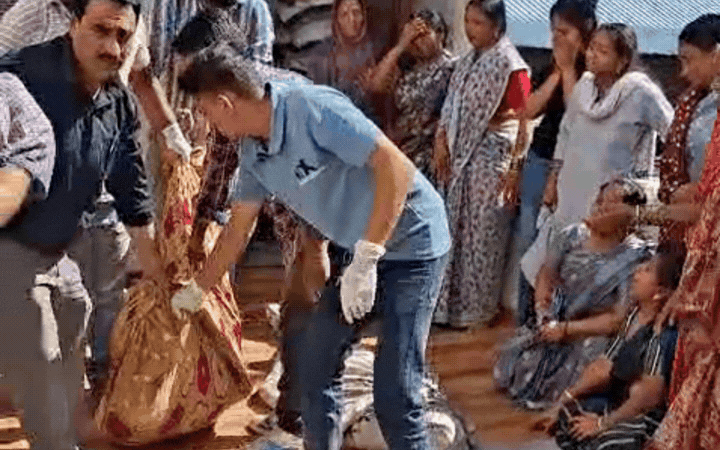 इंदौर में पति पत्नी का शव मिलने से हड़कंप, मामले की जांच में जुटी पुलिस