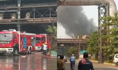 भिलाई स्टील प्लांट में टर्बाइन ब्लास्ट के बाद भीषण आग, 7 से ज्यादा कर्मचारी घायल