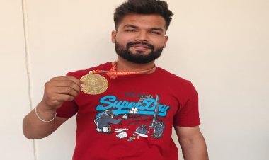 अनूप पांडेय ने MP पावरलिफ्टिंग चैंपियनशिप में जीता गोल्ड, नेशनल के लिए सलेक्ट