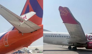 दिल्ली एयरपोर्ट पर बड़ा हादसा, Akasa Air और SpiceJet के विमान टकराए