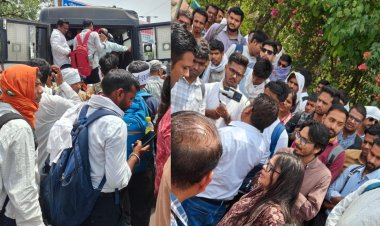 भोपाल में शिक्षक भर्ती अभ्यर्थियों का प्रदर्शन उग्र, पुलिस ने सीएम हाउस की ओर बढ़ने से रोका