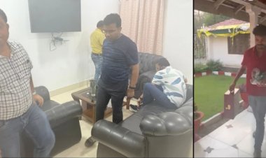 सरकारी गेस्ट हाउस में अफसरों की शराब पार्टी