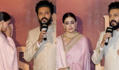 ‘राजा शिवाजी’ का ट्रेलर लॉन्च: रितेश देशमुख पिता को याद कर हुए इमोशनल, पत्नी जेनेलिया डिसूज़ा भी नजर आई भावुक