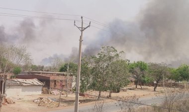 जंगल में भीषण आग, गांवों की ओर बढ़ा खतरा, हजारों परिवारों पर मंडराया संकट