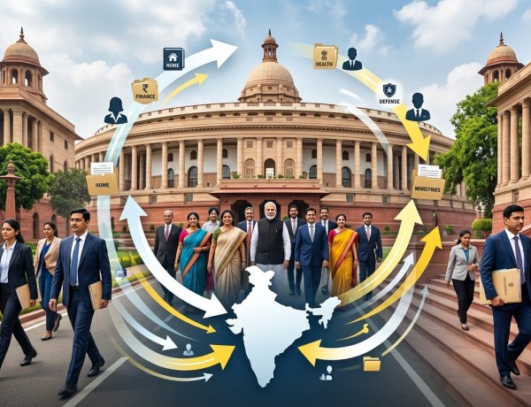 केंद्र में बड़ा प्रशासनिक फेरबदल: 48 वरिष्ठ अधिकारियों की नियुक्ति, कई मंत्रालयों में नई तैनाती