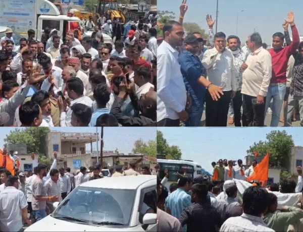 उज्जैन में किसानों का विरोध प्रदर्शन: हाईवे जाम, यात्रियों को भारी परेशानी