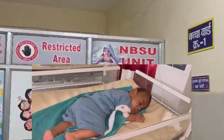 मैहर में देवीजी क्षेत्र में मिला अज्ञात 2-3 महीने का नवजात बच्चा, पुलिस की तत्परता से बची जान