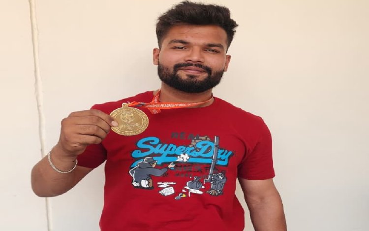 अनूप पांडेय ने MP पावरलिफ्टिंग चैंपियनशिप में जीता गोल्ड, नेशनल के लिए सलेक्ट