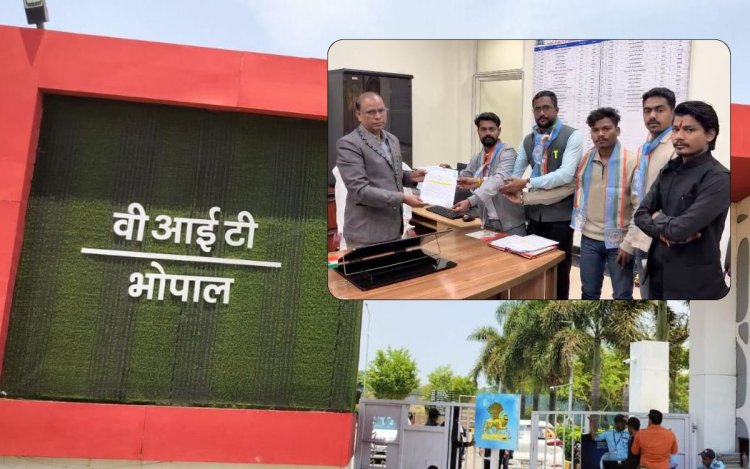 VIT भोपाल में दूषित खाना-पानी से 300 छात्र बीमार, NSUI ने कार्रवाई न होने पर घेराव की चेतावनी दी