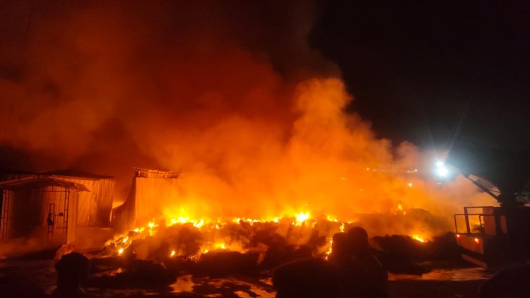 BHOPAL: अन्ना नगर गार्बेज ट्रांसफर स्टेशन में भीषण आग, 8 घंटे बाद भी नहीं पाया गया काबू