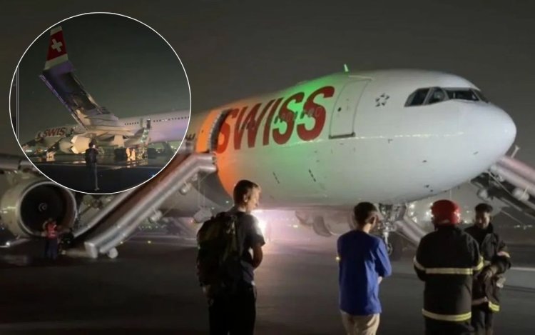 दिल्ली एयरपोर्ट पर बड़ा हादसा टला: टेकऑफ के दौरान स्विस फ्लाइट के इंजन में लगी आग, 232 यात्री सुरक्षित