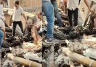 रीवा-सीधी मार्ग पर सड़क हादसा, बल्कर में आग लगने से चालक की दर्दनाक मौत
