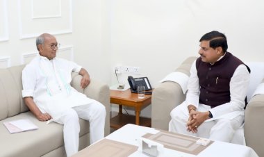 दिग्विजय सिंह ने CM डॉ. मोहन यादव से की मुलाकात, किसानों की समस्याओं पर की चर्चा; राम महायज्ञ का दिया निमंत्रण
