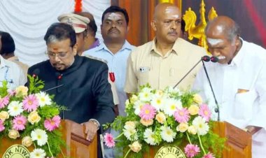 5वीं बार पुडुचेरी के मुख्यमंत्री बने एन. रंगासामी, उप-राज्‍यपाल ने दिलाई पद और गोपनियता की शपथ