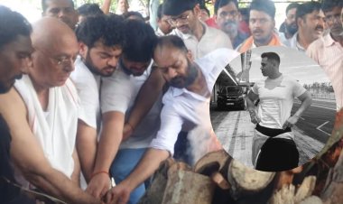 अखिलेश यादव के भाई प्रतीक पंचतत्व में विलीन, ससुर ने दी मुखाग्नि