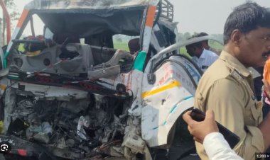 यूपी के लखीमपुर में सड़क हादसे में 9 की मौत ट्रक ने मैजिक को मारी टक्कर