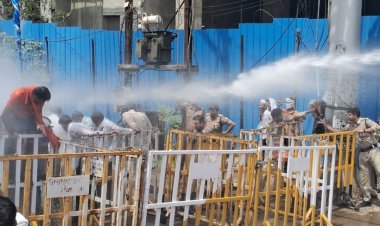 रीवा: नीट पेपर लीक मामले को लेकर प्रदर्शन, NSUI ने की CBI जांच की मांग