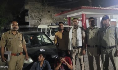 मैहर में स्मैक सप्लाई करने वाले दो तस्कर गिरफ्तार, 4.6 ग्राम स्मैक और कार जब्त