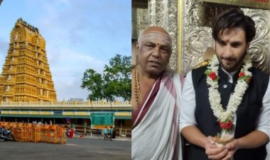 हाई कोर्ट आदेश के बाद रणवीर सिंह ने चामुंडेश्वरी मंदिर में की पूजा, हाल ही में एक्टर पर FWICE ने लगाया है बैन