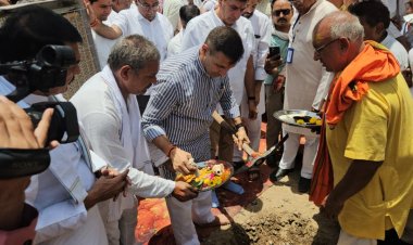 रीवा में बनेगा कांग्रेस कार्यालय, कांग्रेस प्रदेश अध्यक्ष ने किया भूमि पूजन