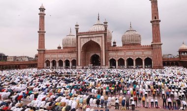 Bhopal में अकीदत और भाईचारे के साथ मनाई गई बकरीद, ताज-उल-मसाजिद में हजारों ने अदा की नमाज
