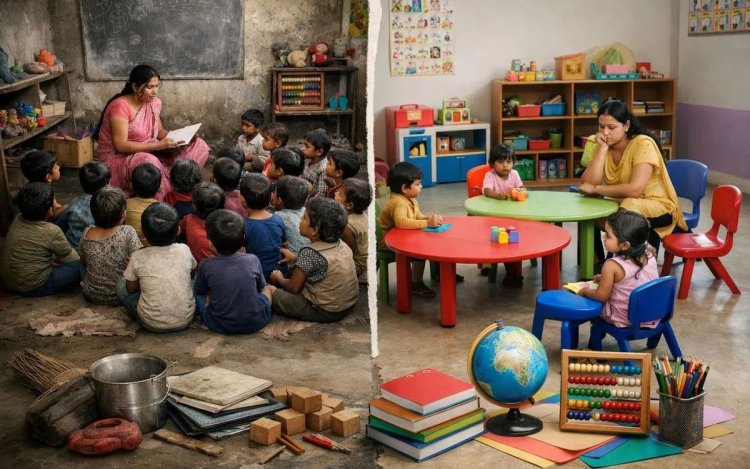 नीति आयोग रिपोर्ट 2026: MP के 67 हजार स्कूलों में इंटरनेट नहीं, 52 हजार शिक्षक पद खाली 