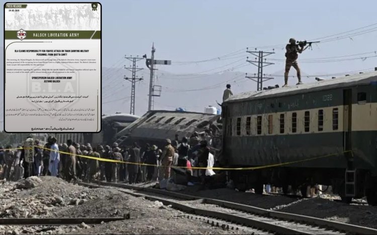 पाकिस्तान में जाफर एक्सप्रेस पर आत्मघाती हमला: रेलवे ट्रैक पर विस्फोट से 30 की मौत, BLA ने ली जिम्मेदारी 