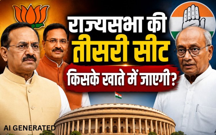 MP Rajya Sabha Election 2026: तीसरी सीट पर सस्पेंस, BJP का मेगा सोशल इंजीनियरिंग प्लान, कांग्रेस को अपनों का डर