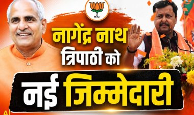 BJP में बड़ा संगठनात्मक बदलाव, नागेंद्र नाथ त्रिपाठी को नई जिम्मेदारी