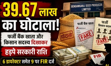 फर्जी बैंक खाता और किसान सदस्य दिखाकर हड़पे ₹39.67 लाख, 6 डायरेक्टर समेत 9 लोगों पर FIR