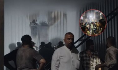 इंदौर के चंदन नगर में घर और गोदाम में लगी आग, फायर ब्रिगेड ने कड़ी मशक्कत के बाद पाया काबू