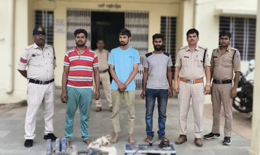मऊगंज पुलिस ने 1.30 लाख की चोरी का किया खुलासा, तीन आरोपी गिरफ्तार