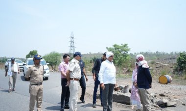 सांसद डॉ. राजेश मिश्रा ने NH-39 निर्माण कार्य का किया निरीक्षण, गुणवत्ता और समयसीमा पर दिया जोर